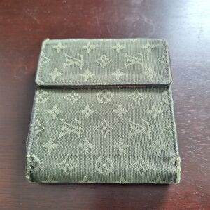 Louis Vuitton Mini Lin Denim Monogram Wallet